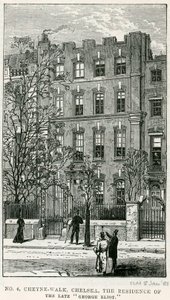 4 Cheyne Walk, Chelsea, rezydencja zmarłego George
