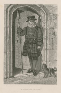 Beefeater na wieży autorstwa English School
