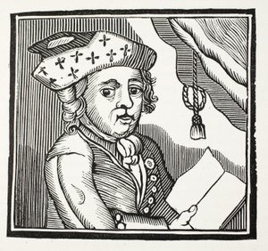 A Brief Relation of the Adventures of M. Bampfylde Moore Carew, ilustracja z Chapter-books of the Eighteenth Century Johna Ashtona, wyd. 1882