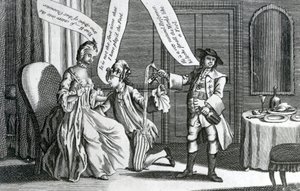 Pewna postać w charakterze głupca, 1770 autorstwa English School