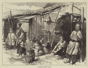 Chińska rodzina chłopska (rycina) autorstwa English School