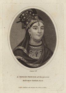 Współczesna chińska księżniczka, Manchoo Tatar Race autorstwa English School