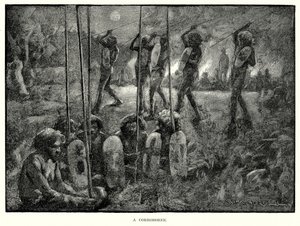 Corroboree (grawerunek) autorstwa English School