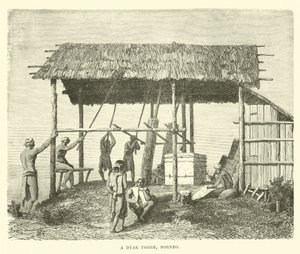 Kuźnia Dajaków, Borneo autorstwa English School