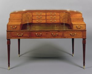 Biurko George III Carlton House, ok. 1800 (drewno)