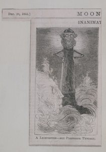 Latarnia morska - nie profesor Tyndall, z Moonshine, opublikowana 20 grudnia 1884 (drewno)