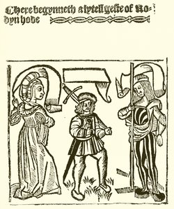 Gest Lytella Robin Hode, wydrukowany przez Wynkyn de Worde autorstwa English School