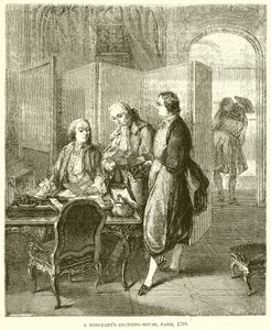 Kantor handlowy, Paryż, 1790 autorstwa English School