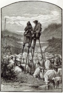 Pastorał w Landach, z „Godziny wypoczynku”, 1891 autorstwa English School