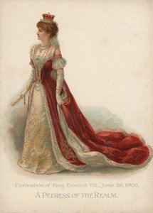 Peeress of the Realm (chromolitho) autorstwa English School