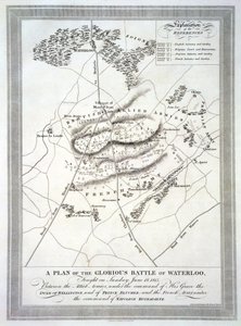 Plan chwalebnej bitwy pod Waterloo autorstwa English School