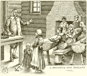 Prymitywna szkoła Nowej Anglii autorstwa English School