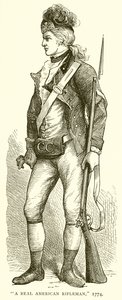 Prawdziwy amerykański strzelec, 1774 autorstwa English School
