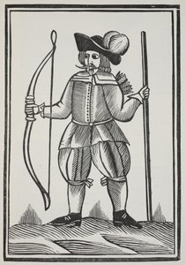 Prawdziwa opowieść o Robin Hoodzie, ilustracja z książki Chap-books of the Eighteenth Century Johna Ashtona, wyd. 1882 autorstwa English School