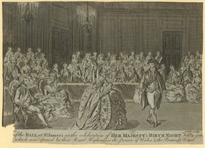 Bal w Pałacu Św. Jakuba autorstwa English School