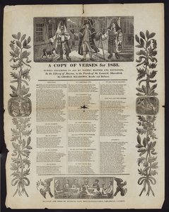 Kopia wersetów na rok 1833 autorstwa English School