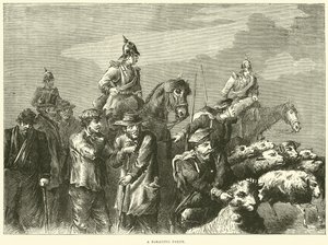 Zabawa łowna, październik 1870 autorstwa English School