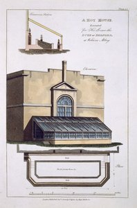 Cieplarnia stracona dla Jego Łaski Księcia Bedford w opactwie Woburn, 1806 autorstwa English School