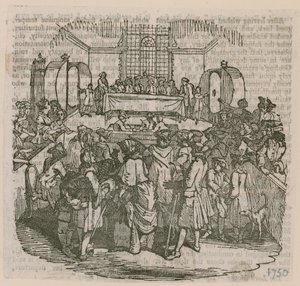 loteria; z dnia 1750 autorstwa English School