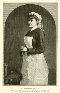 Siostra pielęgniarka (grawerunek) autorstwa English School
