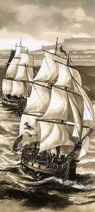 Salwa armatnia towarzyszyła wyruszeniu Jeana de La Perouse