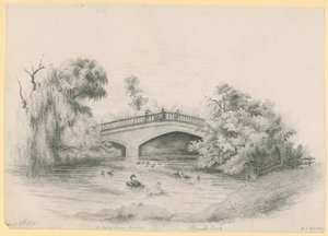 Szkic z natury, Regents Park autorstwa English School