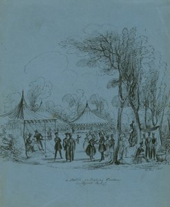 Szkic w Jenkins Gardens, Regents Park, Londyn autorstwa English School