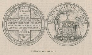 Medal wstrzemięźliwości autorstwa English School