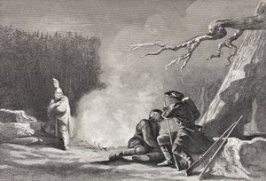 Zdradziecki Indianin, z „Galerii Portretów Historycznych”, wydanej ok. 1880 r. autorstwa English School