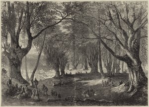 Widok w Epping Forest autorstwa English School
