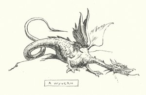 Wyvern (grawerunek) autorstwa English School