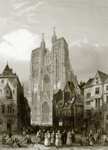 Katedra w Abbeville autorstwa English School