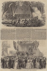 Aboriginal Affray w Nowej Południowej Walii (grawerowanie) autorstwa English School