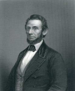 Abraham Lincoln, grawerowane przez H. C. Baldinga, XIX w. autorstwa English School