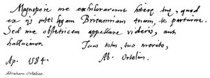 Abraham Ortelius autorstwa English School