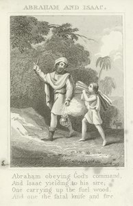 Abraham i Izaak autorstwa English School