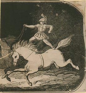 Jazda konna akrobatyczna autorstwa English School