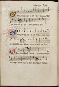 Dodaj MS 31922, fa. 37v, „Zielony wzrost ostrokrzewu” Henryka VIII (welin) autorstwa English School