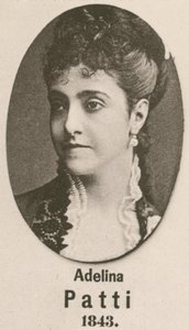 Adelina Patti (grawerunek) autorstwa English School