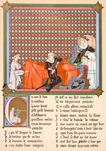 Adenez, król minstreli, 1878 autorstwa English School