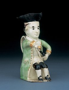 Admirał Lord Rodney Toby dzban, ok.1782 autorstwa English School