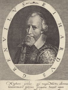 Admirał Sir Richard Grenville autorstwa English School
