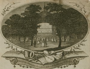 Ogłoszenie dla A Bland & Weller, producentów Pianoforte, 23 Oxford Street, Londyn autorstwa English School