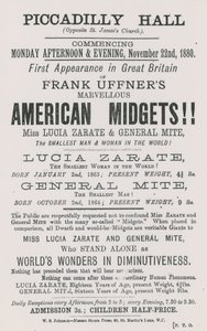 Reklama dla Franka Uffnersa American Midgets autorstwa English School