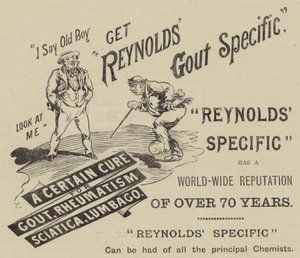 Reklama dla konkretnego Reynoldsa (grawerowanie) autorstwa English School