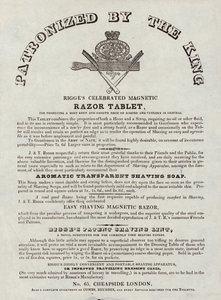 Reklama słynnego tabletu z magnetyczną maszynką do golenia Rigges autorstwa English School