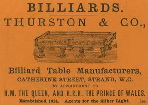 Reklama firmy Thurston & Co autorstwa English School