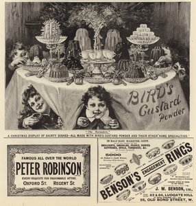 Rozprzestrzeniła się reklama z The Graphic Christmas Numer 1897 autorstwa English School
