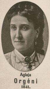 Aglaja Orgeni (grawerunek) autorstwa English School