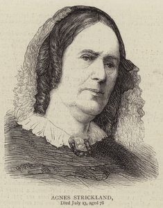 Agnes Strickland (grafika) autorstwa English School